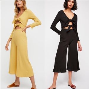 NWT Free People LOOK AT ME Jumpsuit, Black